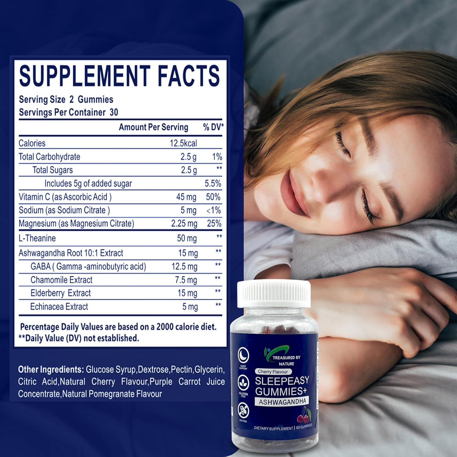 Melatonin-Free Sleep Gummies - Natural Relaxation Support